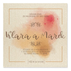 Svatební oznámení 06