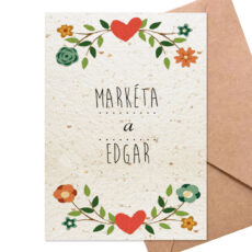 Rostoucí svatební oznámení 06