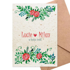 Rostoucí svatební oznámení 08