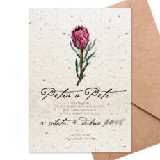 Rostoucí svatební oznámení 09